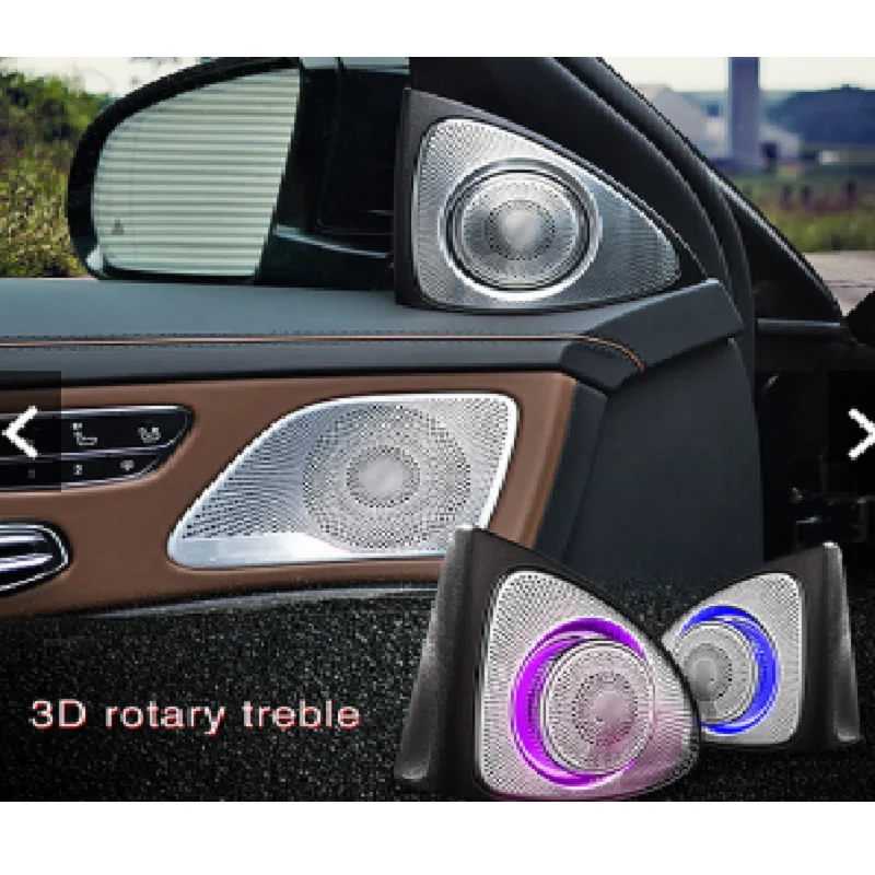 Auto Audio Skaļruņu Sistēma, 3D Rotācijas Tweeter Skaļrunis Rotācijas Treble Benz W205 W213 W222 W156 X253 3/7/64 Krāsas