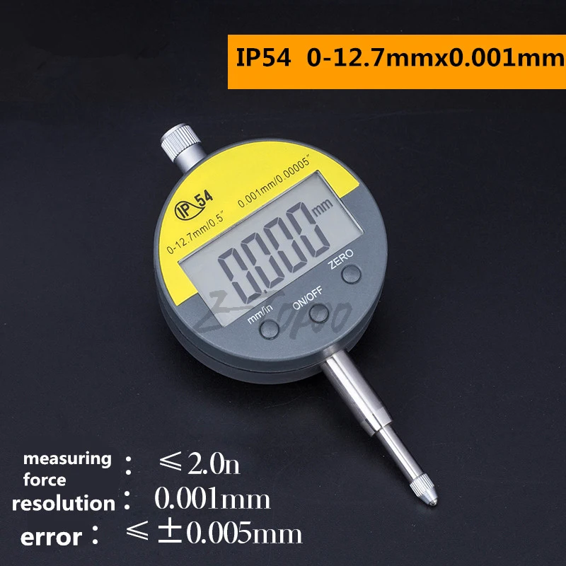 IP54 Eļļa-pierādījums, Digitālo Mikrometru Elektronisko Micrometro Metriskajām/Collas 0-12.7 mm, 25,4 mm Precizitāti Skala Rādītājs Rādītājs Mērītājs
