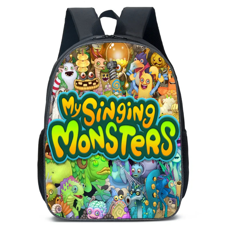 Mans Dziedāšana Monstriem Bērnu Monster Koncerts Skolas Soma Pamatskolas un Vidusskolas Skolēniem Anime, Mugursoma, Pleca Soma