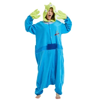 Svešzemju Cosplay Monster Kostīmi Vīriešu Un Sieviešu Festivāls Onesies Smieklīgi Uzvalks Kigurumis Halloween Apģērbs Puses Jumpsuit Zilā Pidžamas
