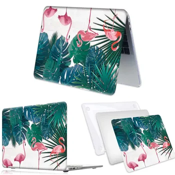Laptop Case for Apple MacBook Pro 13/15/16 Collu/Macbook Air 11/13 Collu Flamingo Sērijas Izturīgs pret Skrāpējumiem Cietais Apvalks Gadījumā