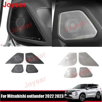 Par Mitsubishi Outlander 2022 2023 4 Durvju Auto Audio Skaļrunis Skaļruņa Rāmis Ragu Apdare Segtu Apdares Interjera Aksesuāri