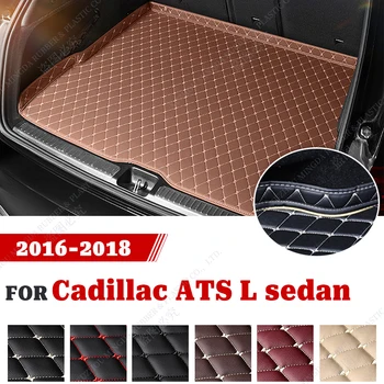 Auto Bagāžnieka Paklājiņš Par Cadillac ATS L Sedans 2016 2017 2018 Pasūtījuma Auto Piederumi, Auto Interjers