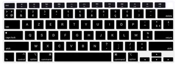 Franču Francija Valodu Silikona Tastatūra Ādas Vāciņš Aizsargs, paredzēts MacBook Air 13 collu 2020. gadam A2179 A2337 par Macbook air M1 Chip