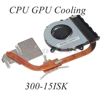 AT0YJ0010S0 Radiatoru Lenovo IdeaPad 300-15ISK laptop CPU, GPU Dzesēšanu Heatsink with Fan NM-A481