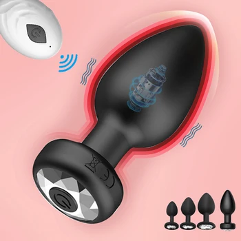 Masturbators Tālvadības Seksa Rotaļlietu Vīriešiem Bezvadu Anālais Plug Vīriešu Prostatas Massager Vibrators Butt Plug Sieviešu Vigina G Spot