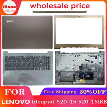 Lenovo Ideapad 520-15 520-15IKB Klēpjdatoru LCD Penutup rakstīt uz muguras Palmrest Tastatūras Korpuss Atas dengan Lubang Sidik Jari 520-15