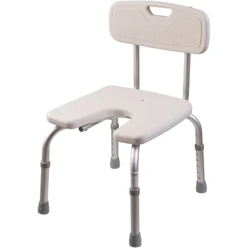 Noņemams sēdekļa atzveltnes, dušas krēsls vecāka gadagājuma cilvēkiem, Invalīdiem U-veida vannas izkārnījumos, Pieaugušo vannas istaba izkārnījumos, Invalīdiem dušas sēdeklis