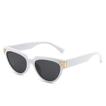 2023 Vasaras Modes Saulesbrilles Trīsstūris Mazo Kadru UV400 Toņos Polarizētās Vintage Briļļu Āra Saules Aizsardzības, Saules Brilles