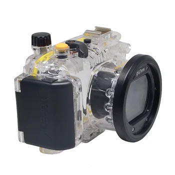 Mcoplus WP-S100 40m 130ft Zemūdens Niršanas Kameras Korpuss Ūdensnecaurlaidīgs Gadījumā Canon S100 Kamera