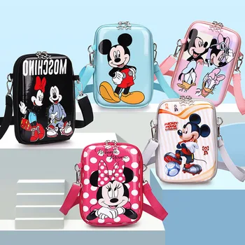 Jaunu Disney Mickey mouse Bērnu Messenger bag Karikatūra Mickey Minnie Mouse Bērniem, Pleca Soma, Zēns, Meitene Krūšu Jostas, Somas