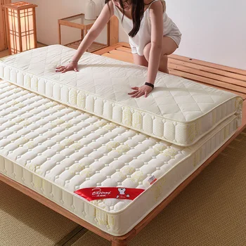 Tatami Matracis, spilvenu studentu kopmītnē viena dubultā mat sūklis pad plānas vasaras mat sega biezāka sadzīves matrača