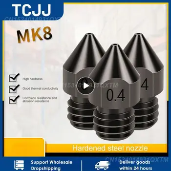 1~10PCS MK7 MK8 Sprauslu Super Grūti Tērauda Pelējuma Tērauda, kas Izturīgs pret Koroziju, Presēt Vītni 1,75 mm 3D Printeri Uzgalis Ender3