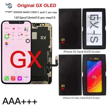 GX AMOLED LCD Displejs True Signālu iPhone X XS XR 11 11Pro 12Pro Max 12Mini 13 Pantalla Touch Ekrānu Nomaiņa Montāža