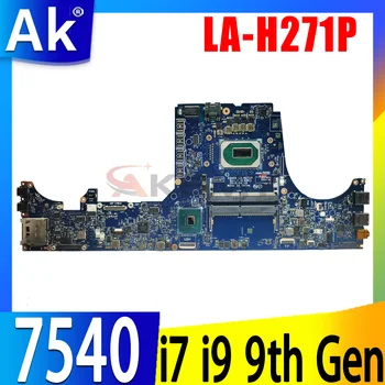 LA-H271P Par Dell Precision 7540 Klēpjdators Mātesplatē ar i7-9850H i9-9880H CPU 100% Pārbaudīta