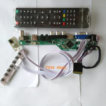 komplekts N173FGE-L 23/L11/L12/L13/L21/L63/LA3 1600X900 Kontrolieris valdes LCD LED TV, AV, USB 17.3