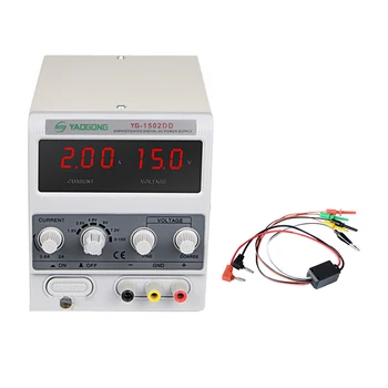 Yaogong 1502DD Ciparu displejs regulējams elektronisko apkopes ammeter DC regulētajiem barošanas