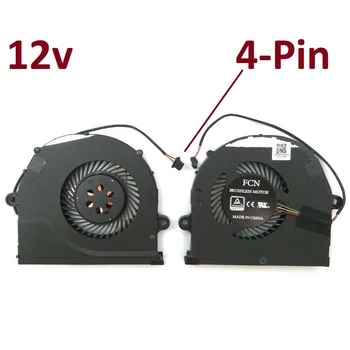12V 4 Pin 4WireCPU + GPU Dzesēšanas Ventilators Asus ROG Strix GL503 GL503V GL503VD FX503VD FX503 1 Pāris Fani