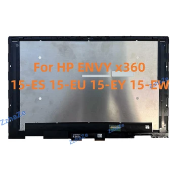 HP Envy x360 15-EW 15-EY 15-ew 15-ey TPN-W147 2-in-1 15.6 Collu LCD skārienekrānu, Digitizer Repalcement Montāža N10354-001 FHD