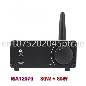 80W+80W Infineon MA12070 Digitālā Audio Power Amp Bluetooth 5.0 HiFi Stereo D Klases Aux Pastiprinātājs