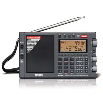 Pl-990 rāciju Visi-band individuālas blakusfrekvenču joslas Digital Tuning FM Uztvērējs