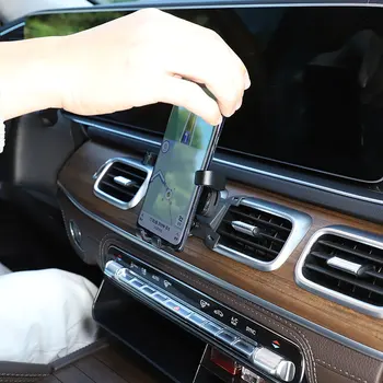 Par Mercedes GLE GLS W166 W167 v167 X166 X167 2015-22 auto telefona turētājs Bezvadu lādēšanas GPS Navigācijas turētājs Auto Piederumi