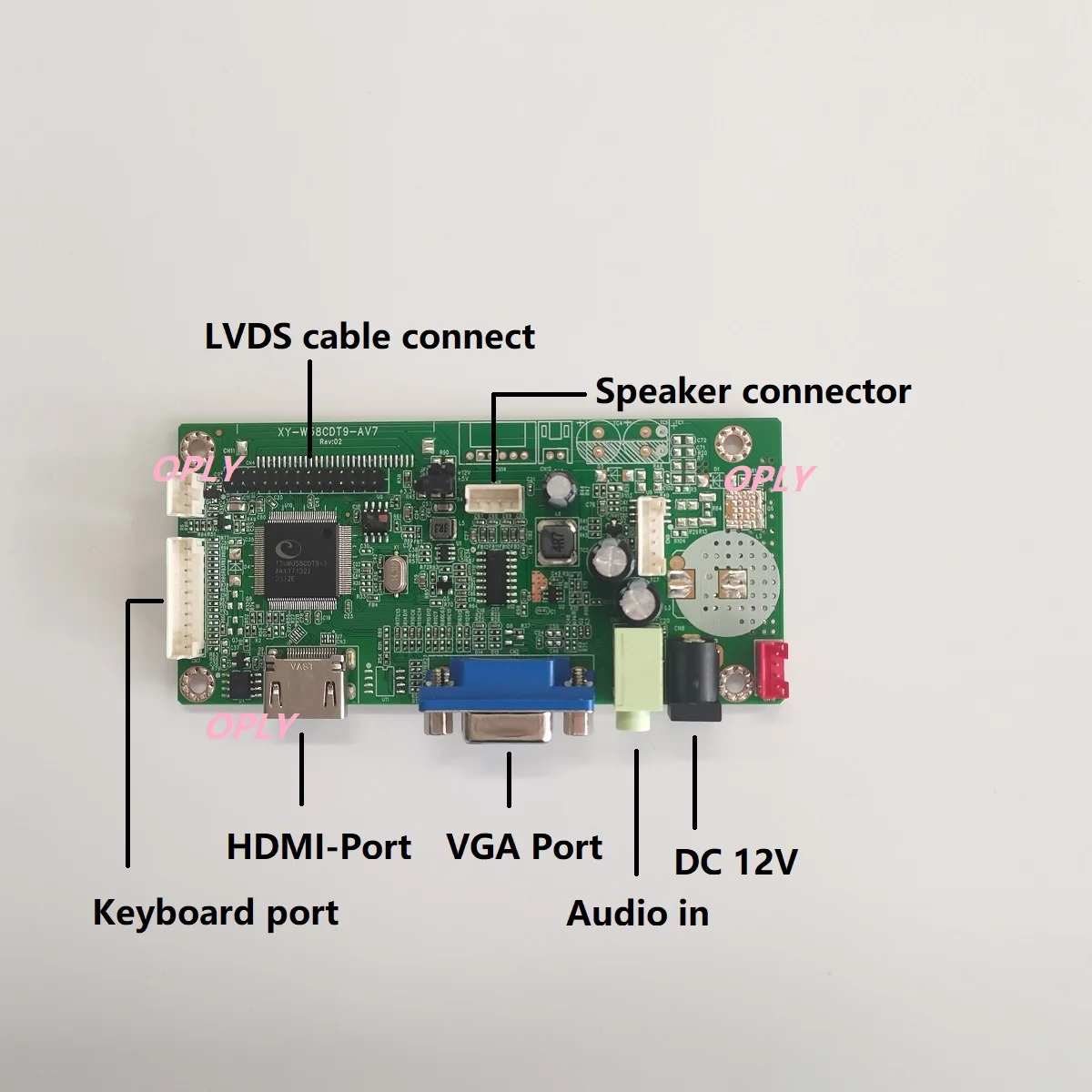 58C Kontrolieris valdes komplekts HDMI-saderīgam VGA par HSD101PWW2-A00 LP133WX2 LP133WX3-TLA1 LTD133EXBY 1280×800 LED ekrāna Panelis