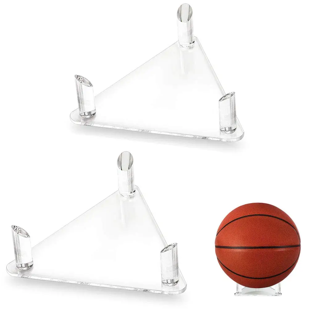 Akrila Bumbu Statīva Turētājs, Sporta Bumbu Uzglabāšanas Display Rack par Basketbols Futbols Volejbols Futbols Regbijs Bumbiņas