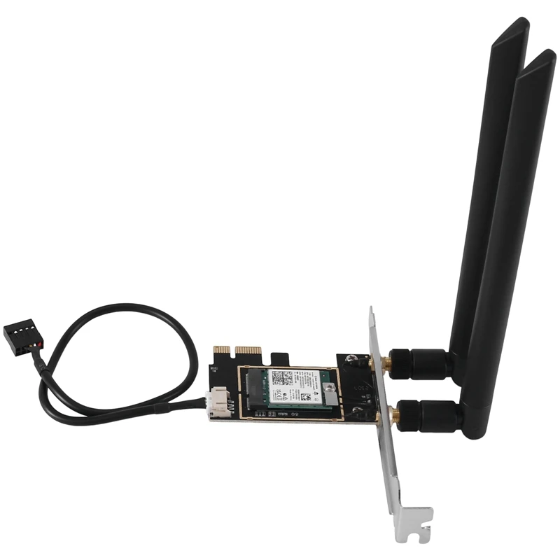 AX210NGW Wifi Karti, Wifi 6E Dual Band 2.4 G/5G Bezvadu tīkla Kartes Adapteris AX210 BT5.2 2400Mbps PCIE Adapteri Ar 2X8DB Antena