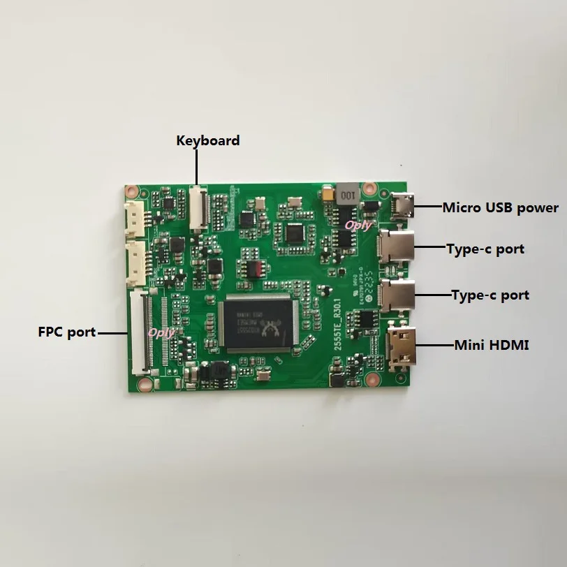 EDP Kontrolieris kuģa Tips-K Micro USB, lai R133NWF4 R140NWF5 R156NWF7 R2 R125NWF4 1920X1080 Mini HDMI-saderīgam LED panelis