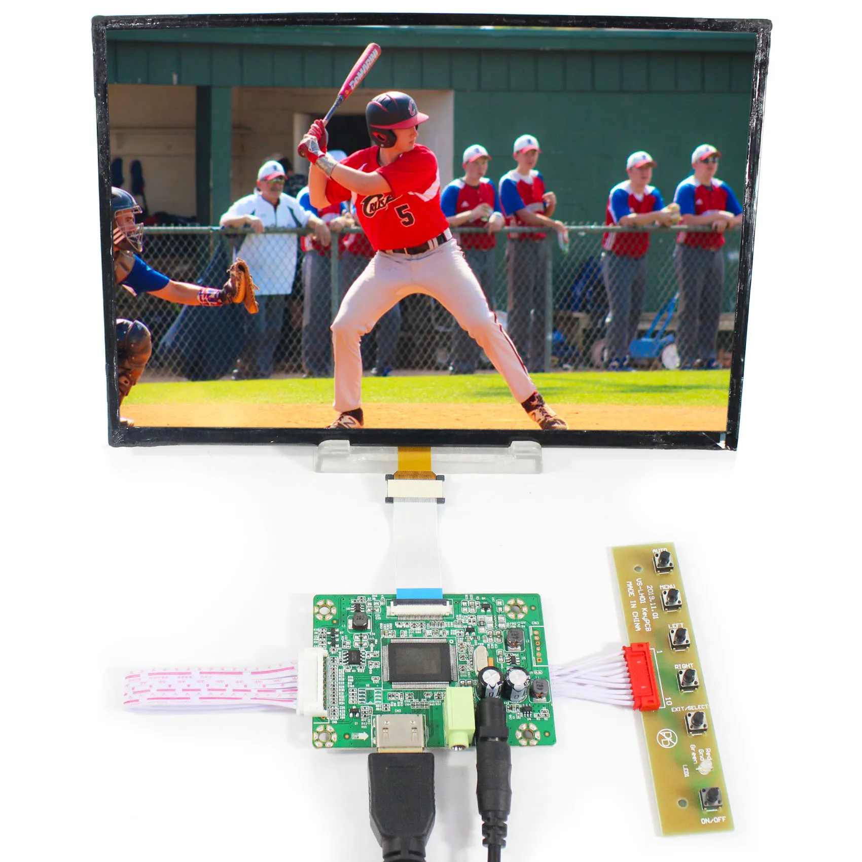 HD MI Ievadi LCD Kontrolieris Valdes 10.1 jo B101UAN01.C 1920x1200 IPS LCD Ekrāns