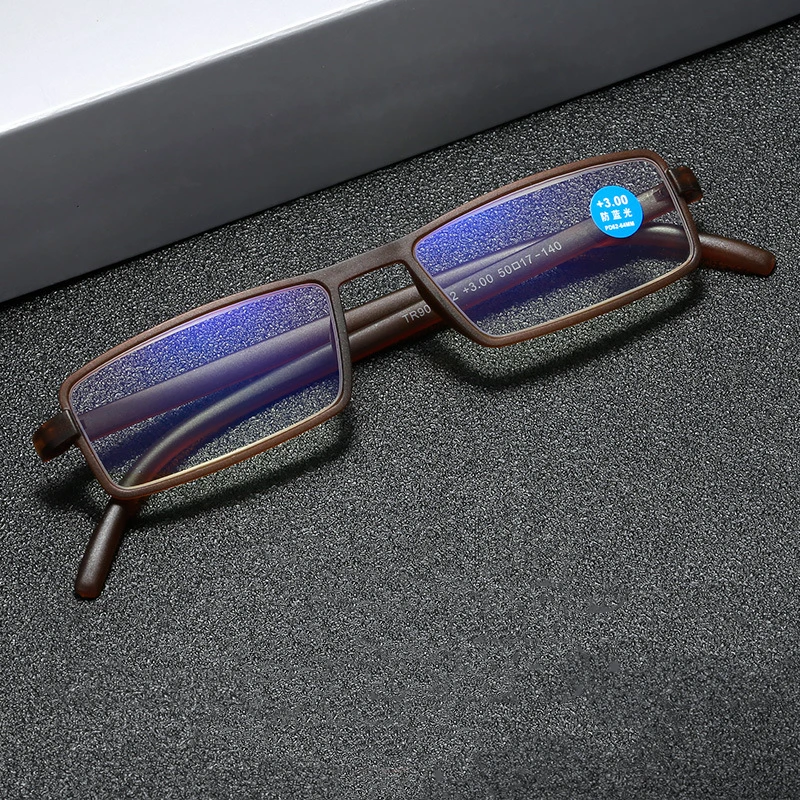 Jauns Vīrietis Anti-zila Gaisma Presbyopic Brilles, HD Objektīvs TR90 Materiāla Hyperopia Brilles Optisko Datoru Presbyopic Brilles