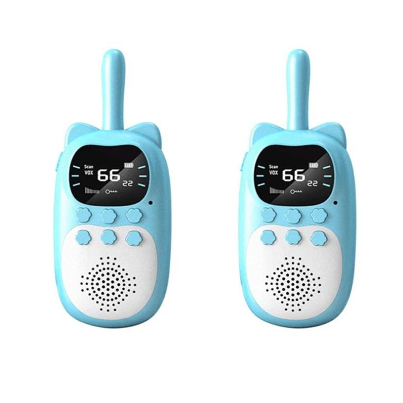 L43D 2gab Bērniem Walkie Talkie Bērniem Rokas-Radiostacija 3KM Attālumā-Radio-Interphone