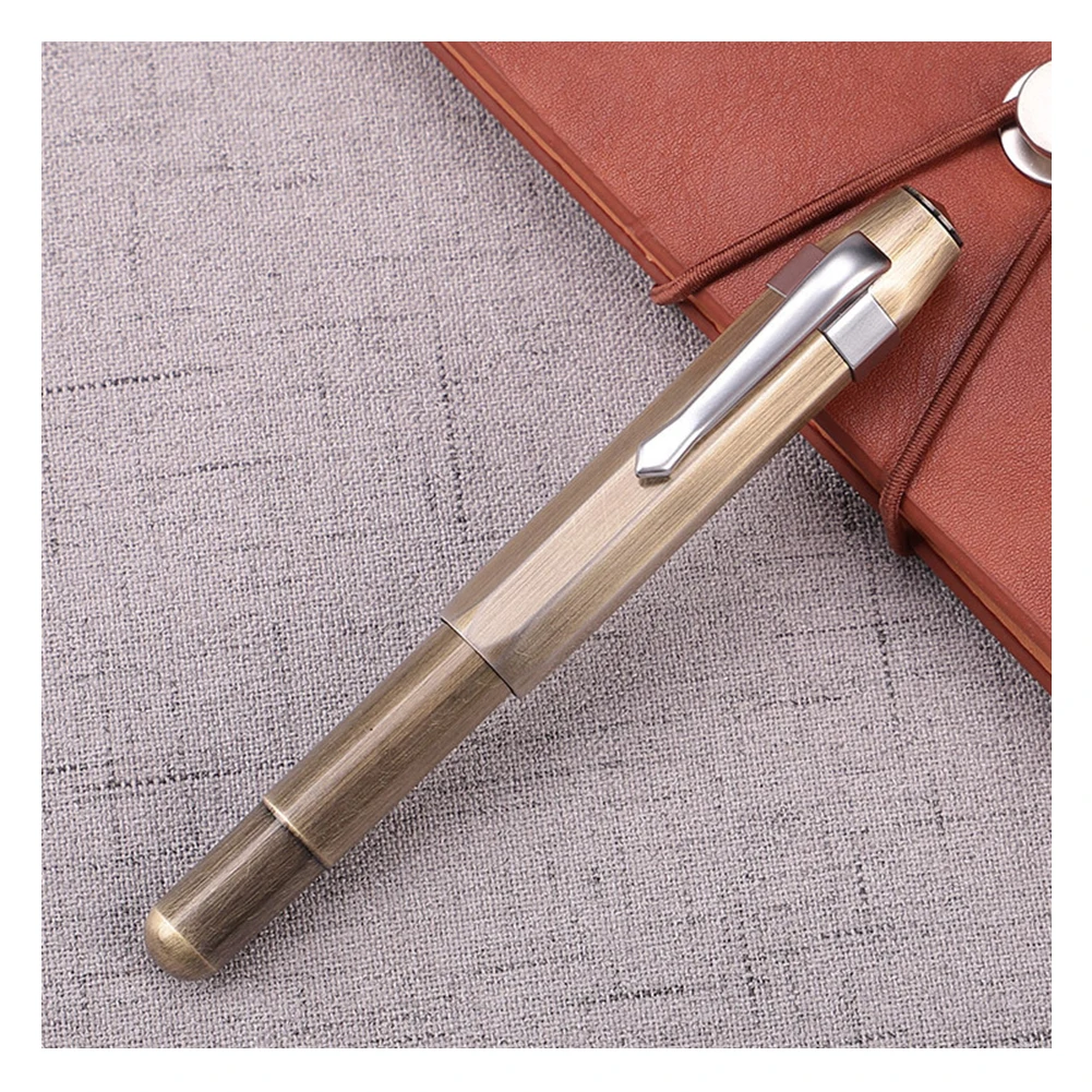 Mini Metāla Īss Pildspalvu Augstas kvalitātes Biznesa Strūklakas Pildspalvas Metāla Tintes Pildspalvas Dāvanu Classic Biroja Piederumi