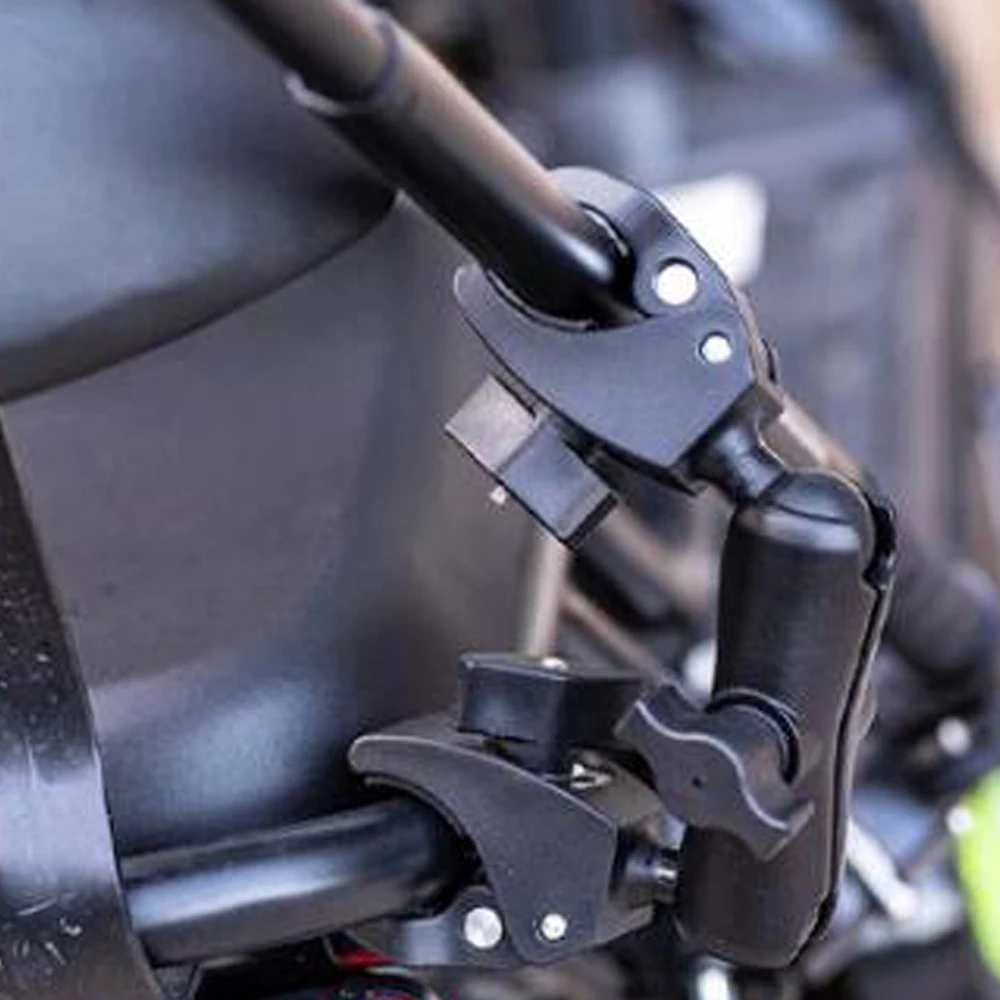 Motociklu Kamera Turētājs Stūres Stiprinājuma Skava Bike Mount, par GoPro Max DJI Neredzams Selfie Nūju Insta360 Viens X2 R