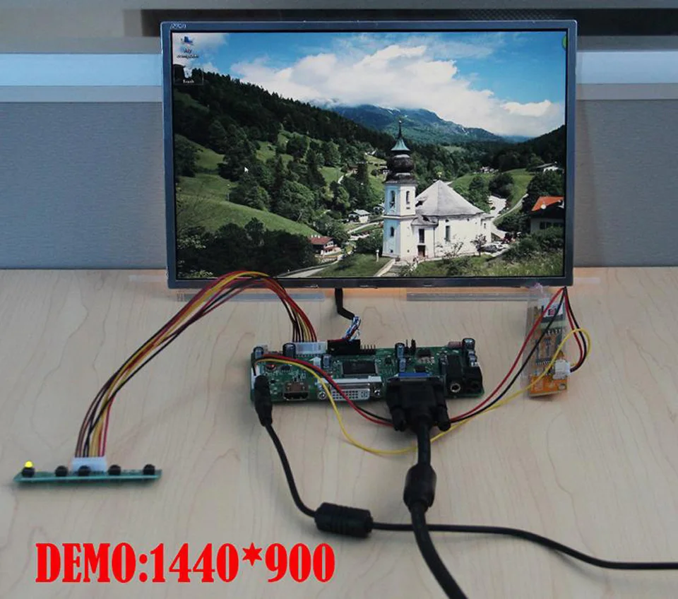 Par LP171WP4(TL)(N1)/(TL)(N2) 1440*900 panelis monitora ekrāna M. NT68676 HDMI, DVI, VGA LCD DIY Kontrolieris valdes Komplekts