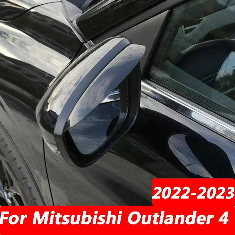 Par Mitsubishi Outlander 4 2022 2023 Automašīnu Atpakaļskata Spogulis, Lietus Ēnā Ūdensnecaurlaidīgs Automašīnu Spoguļi Uzacu Lietus Aizsargs Vāciņu