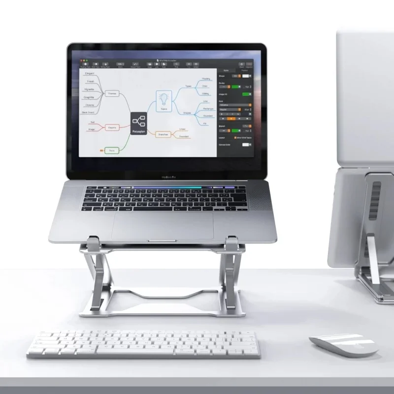 Regulējams Laptop Stand Portatīvie Bāzes Notebook Stand Atbalstu Macbook Klēpjdatoru Turētājs Dators Tablet Stand Klēpjdatoru Galda Stends