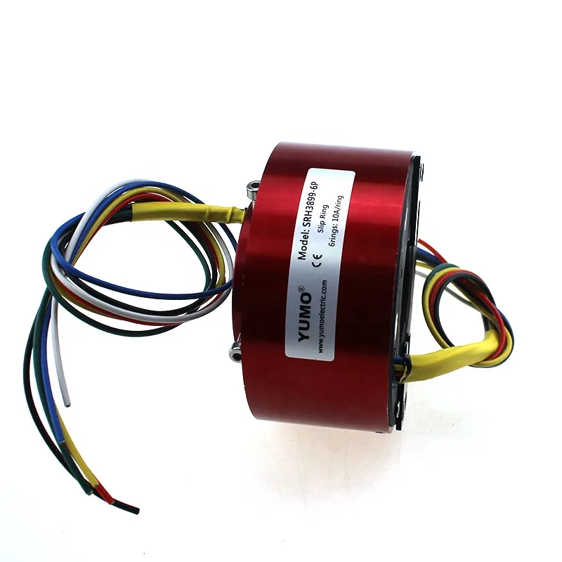 SRH3899-6P 6 ķēžu ģeneratora slīdēšanas gredzenu pagriežot savienotājs elektrisko Slip gear 