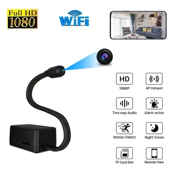 1080P HD WiFi Mini Kameras Līnijai Ierakstīt Kameras Drošības Aizsardzības Uzraudzības IP Secret Audio / Video Ieraksti Sensora Trauksmes Push