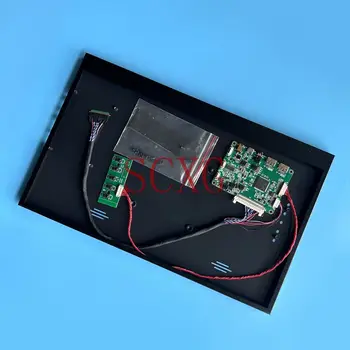 Par BT156GW01 Metāla Gadījumā+Vadītāja Kontrolieris Valdes Monitoru, Portatīvo Pielāgot 40 Pin LVDS Komplekts DIY 1366*768 15.6