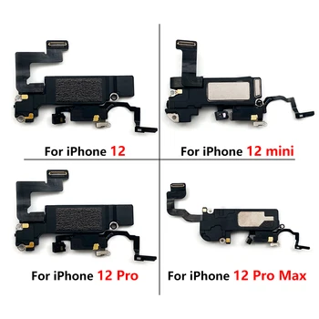 Oriģinālās Klausules Skaļrunis Sensors Flex Kabelis Priekš IPhone 12 Pro Max Mini Austiņas Auss Skaļruņa Remonta Daļas