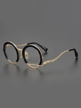 Retro Sakausējuma Kārtu Tideway Brilles Rāmis 066F Vīrieši Sievietes augstākās Kvalitātes Briļļu Tuvredzība Hyperopia vecuma tālredzība Personalizētu Brilles
