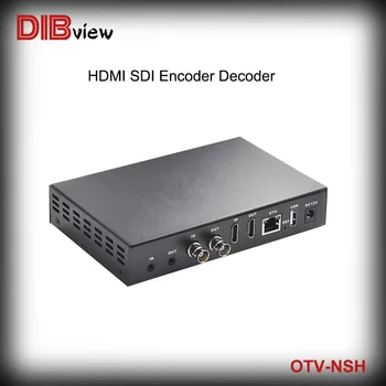Dibview OTV-NSH NDI HX H265 H264 HD MI SDI HLS HTTP UDP SRT Straumēšanas Kodētāja Dekoderi Ar USB Video Ierakstīšanas Facebook Youtube