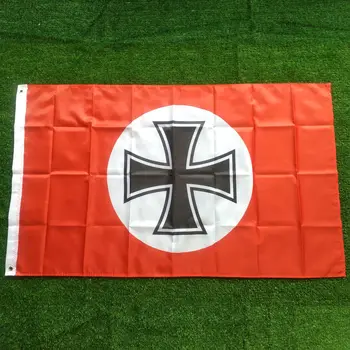 Fahne Flagge Deutsches Reich Eisernes Kreuz PUVE NEU - 90 x 150 cm 3x5ft Double Sided Printing Banner 2x3ft 21x14CM