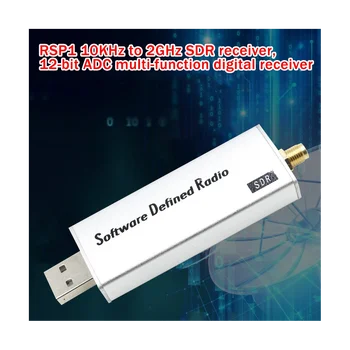 RSP1 10KHz, Lai 2GHz SDR Uztvērēju USB2.0 12-Bit ADC Aviācijas Joslā Uztvērēju Saderīgas ar RSP1 HF AM FM SSB, CW Radio