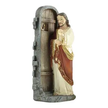 Jēzus Svētā Statuetes Jēzus Figūriņas Mājas Dekoru Sveķu Jēzus Statuja Dāvanas Reliģisko Kolekcija Āra Iekštelpu Apdare Pie Zāliena