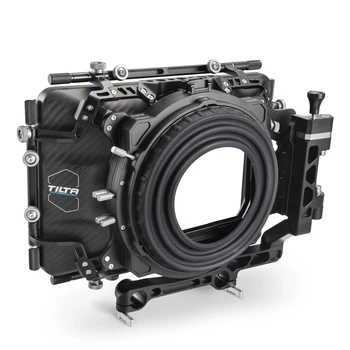 TILTA MB-T04 4×5.65 Oglekļa Šķiedras Matēts Kaste (Swing prom), ar 15mm/19mm Stienis Adapteri, lai ARRI RED SONY HDV Filmu Kameras Platformu, Būris