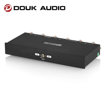 Douk Audio SP102 Pasīvās 2(1)-IN-1(2)-OUT Audio Pārslēgu Stereo 2-way Switcher Rūtiņu Pastiprinātāja / Skaļruņu