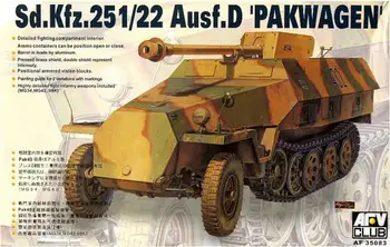 AFV Kluba AF35083 1/35 Mērogā Sd.Kfz.251/22 Ausf.D 